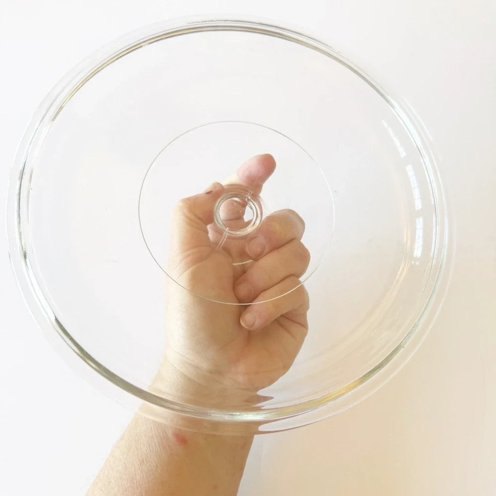 Pyrex G1C Clear Glass Round Replacement Casserole Lid 8.75
